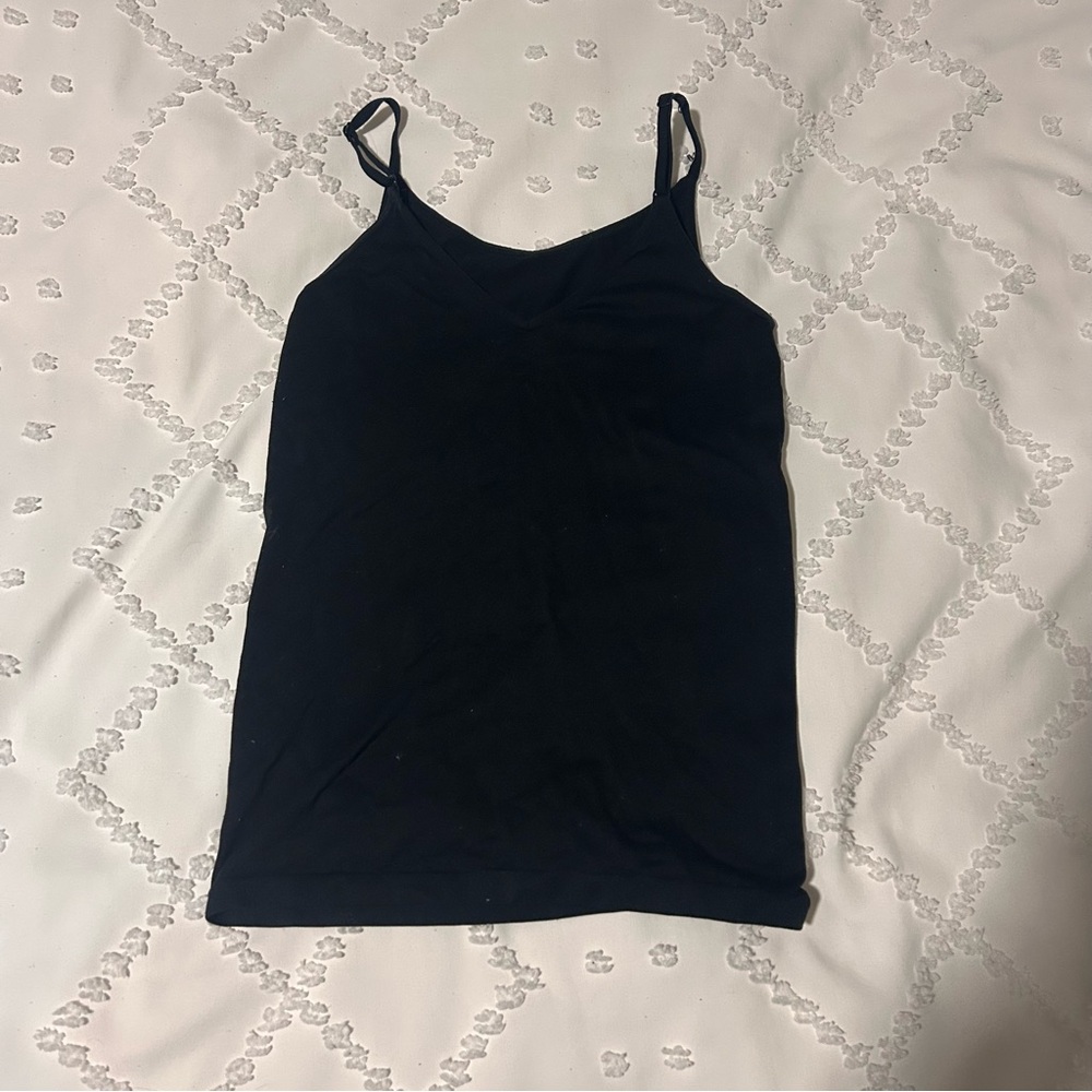 black camisole